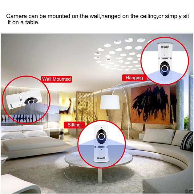 CANAVIS180 degree VR Security Camera