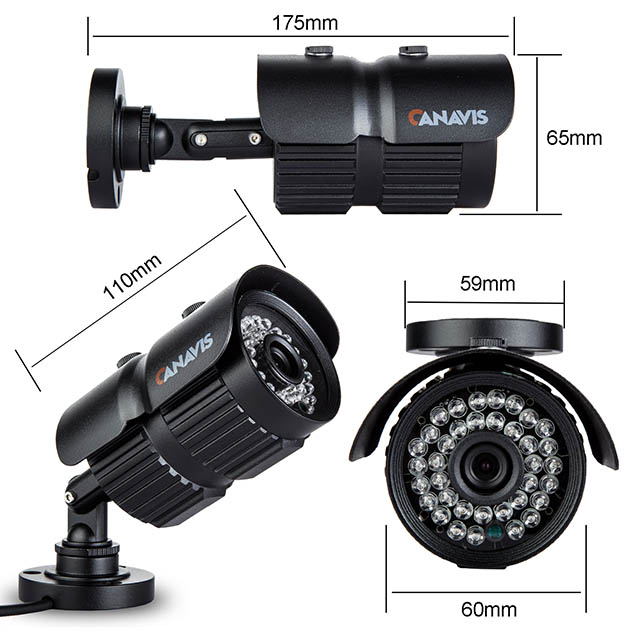 CANAVIS 1000TVL CCTV Security Camera