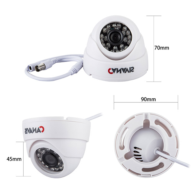 CANAVIS 4CH CCTV Video Security System