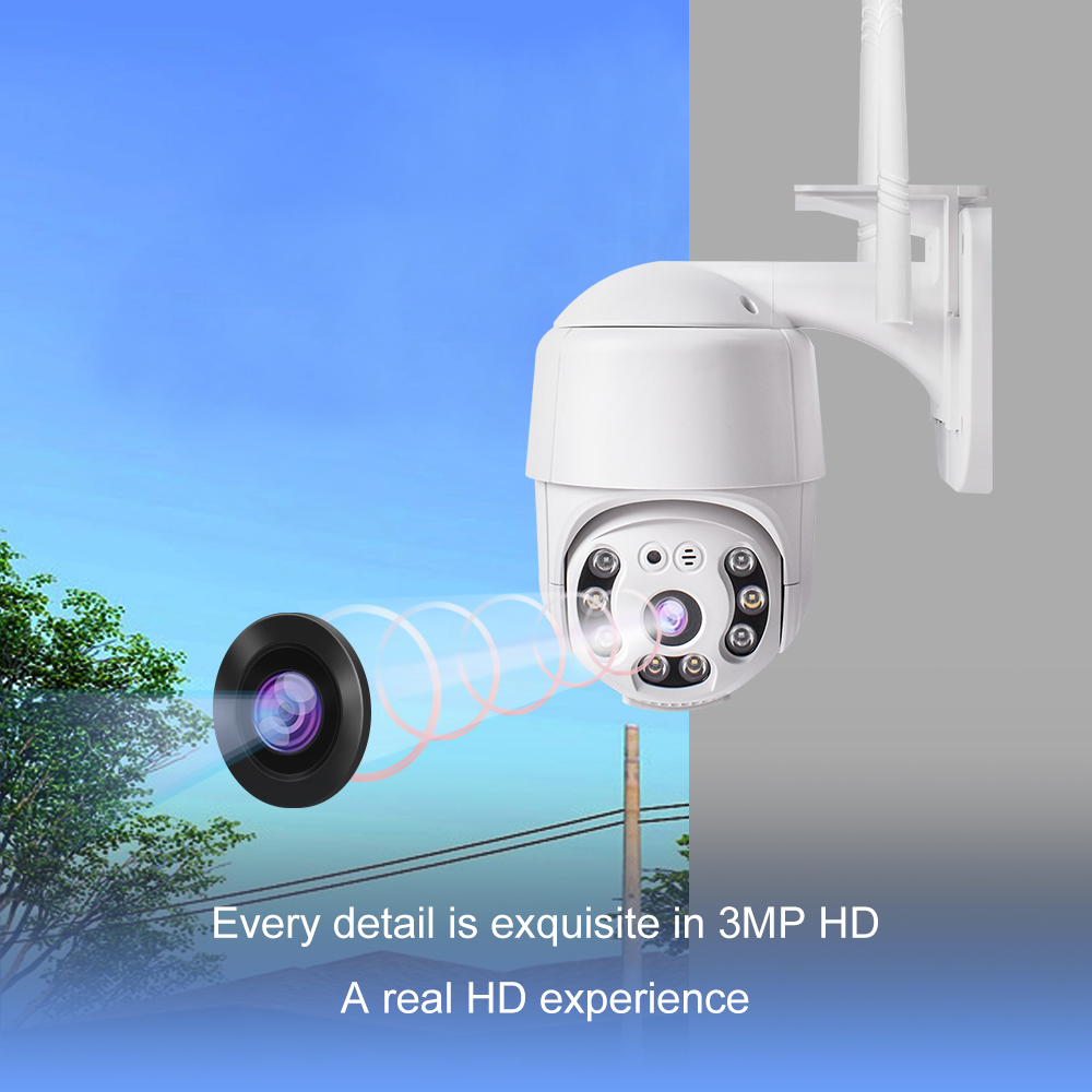 Factory Wholesale Waterproof New Model Full Color Wifi Intelligent Security Wireless  Camera